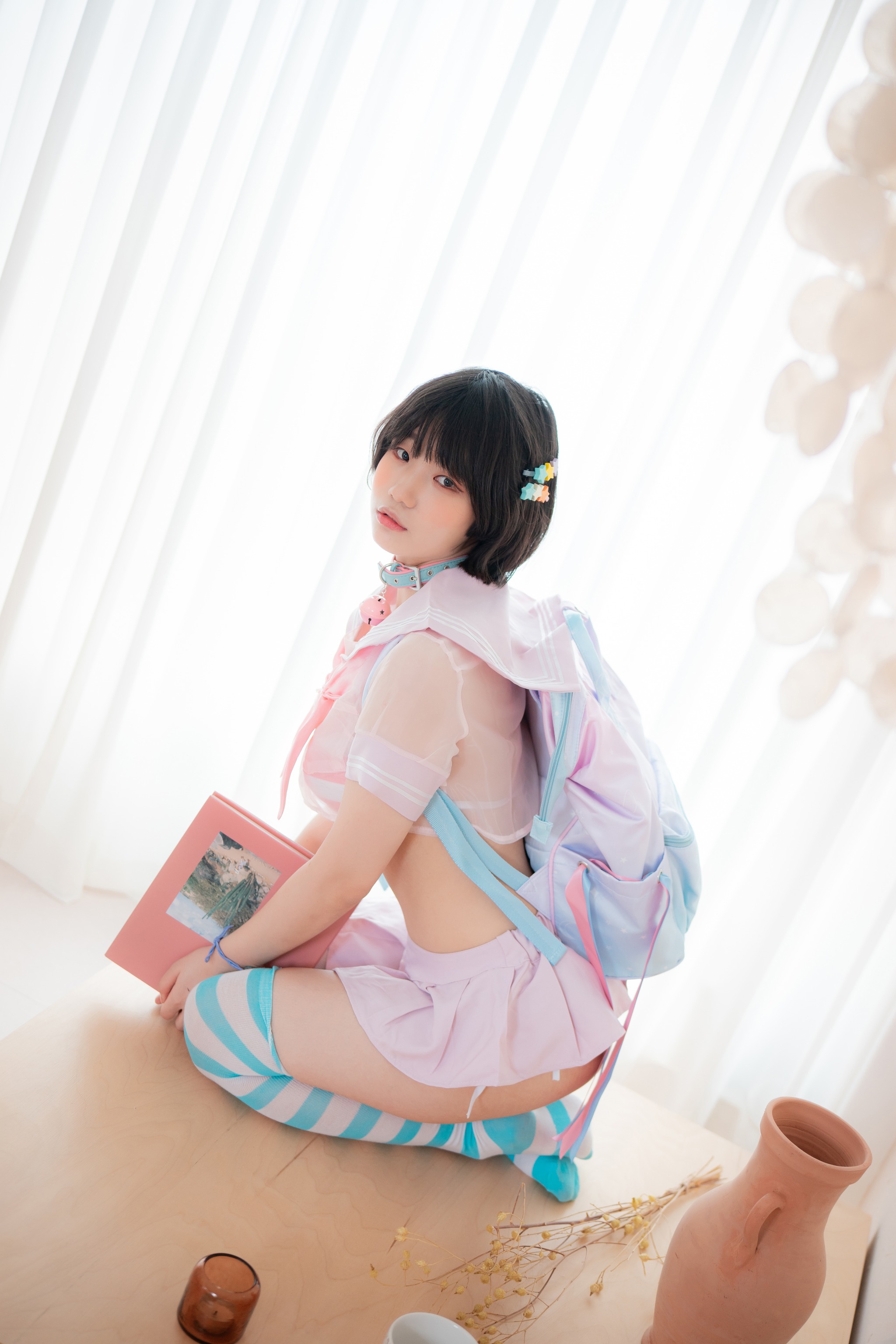 Mimmi(밈미) - NO.004 CreamSoda-Belt choker[48P]-XikXak